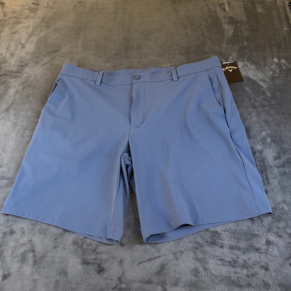 Callaway Golf Shorts Mens Size 38x9" Blue Opti Dri Stretch Ligthweight NWT - Picture 1 of 14